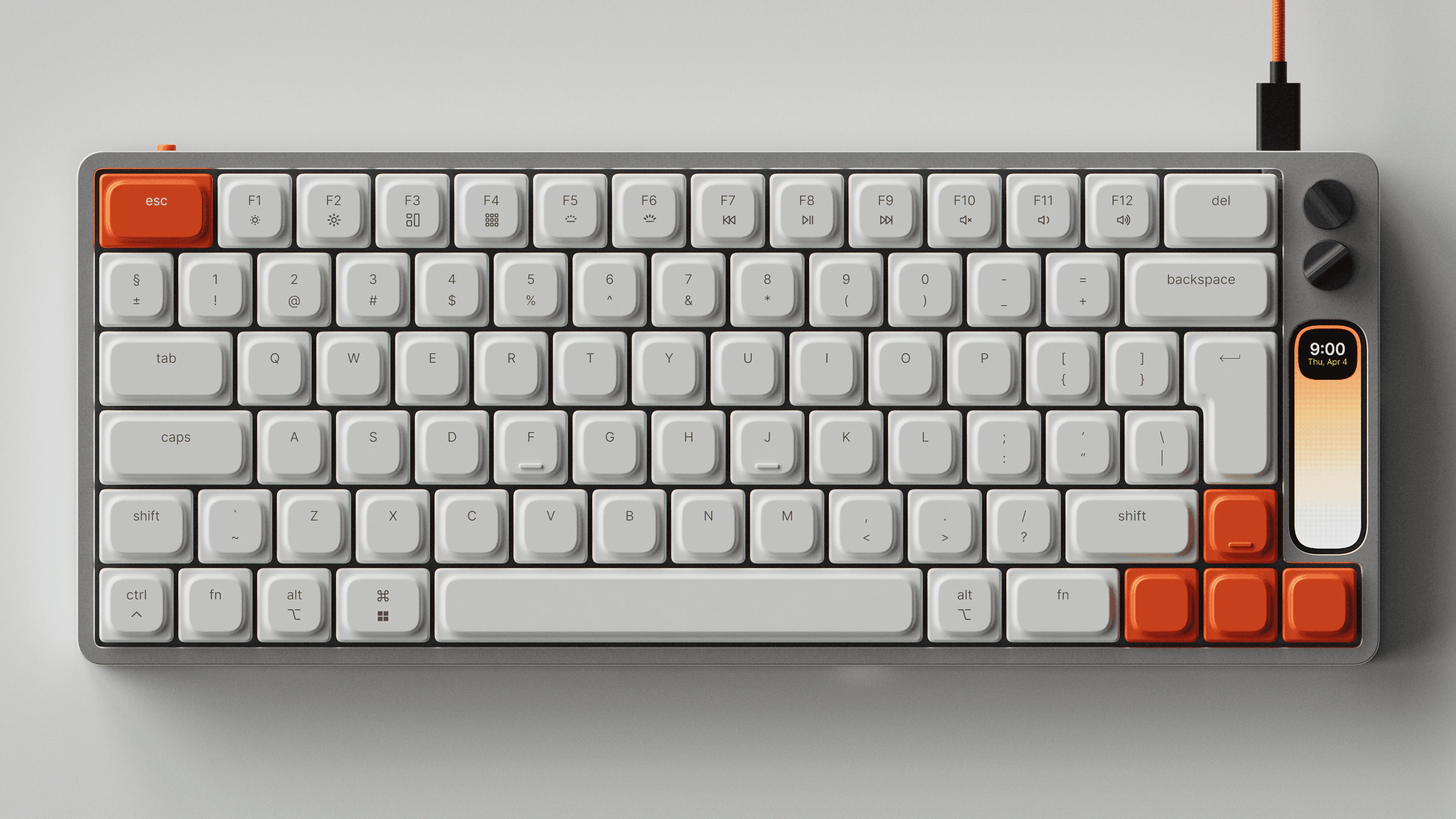 Knob k•no•b•1 Low-Profile Mechanical Keyboard