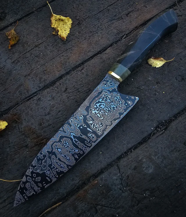 Leppic Knives Damascus Chef's Knife