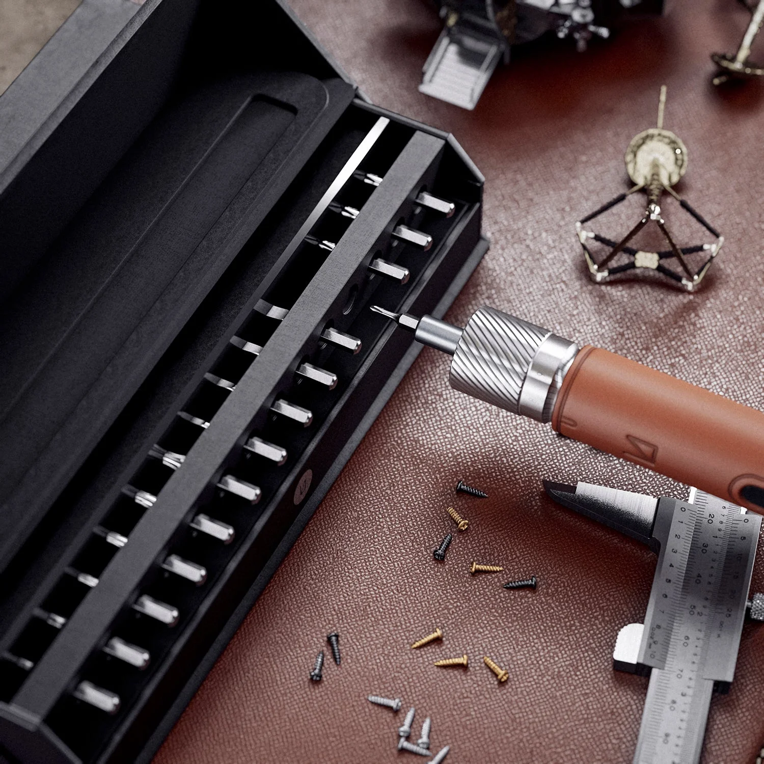 Rota-Master Screwdriver Modernist Brown