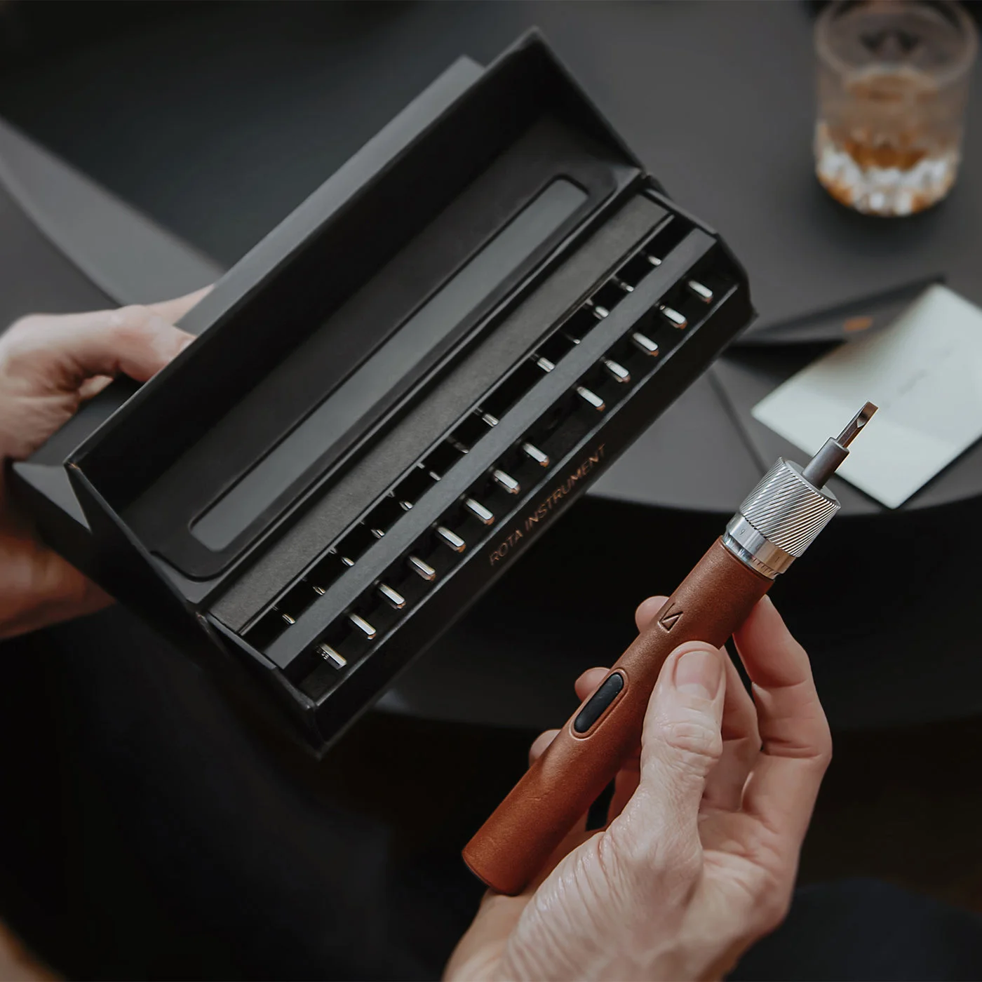 Rota-Master Screwdriver Modernist Brown