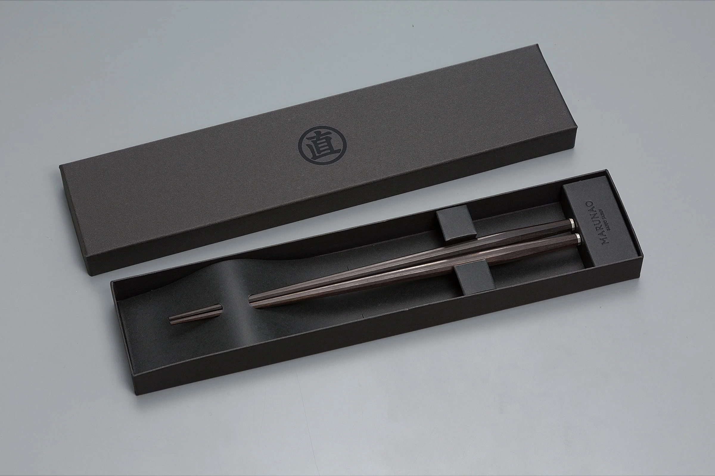 Marunao Musou 16-Sided Chopsticks, Ebony