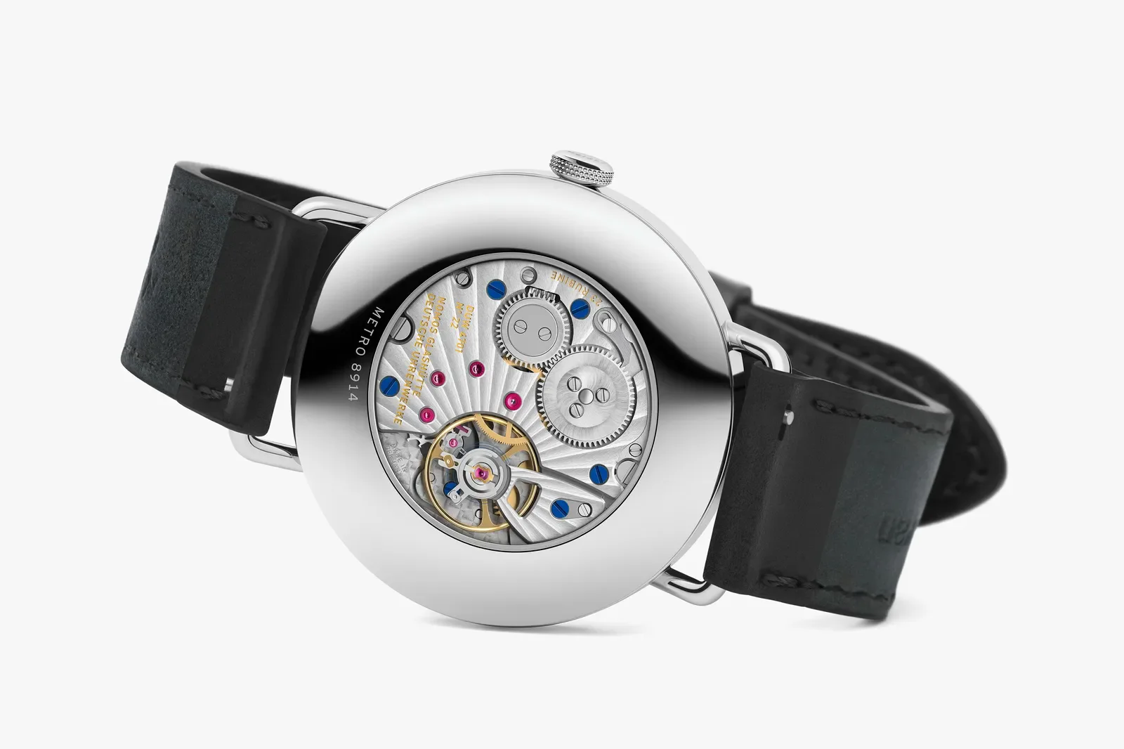 NOMOS Glashütte Metro Date Power Reserve Ice Blue