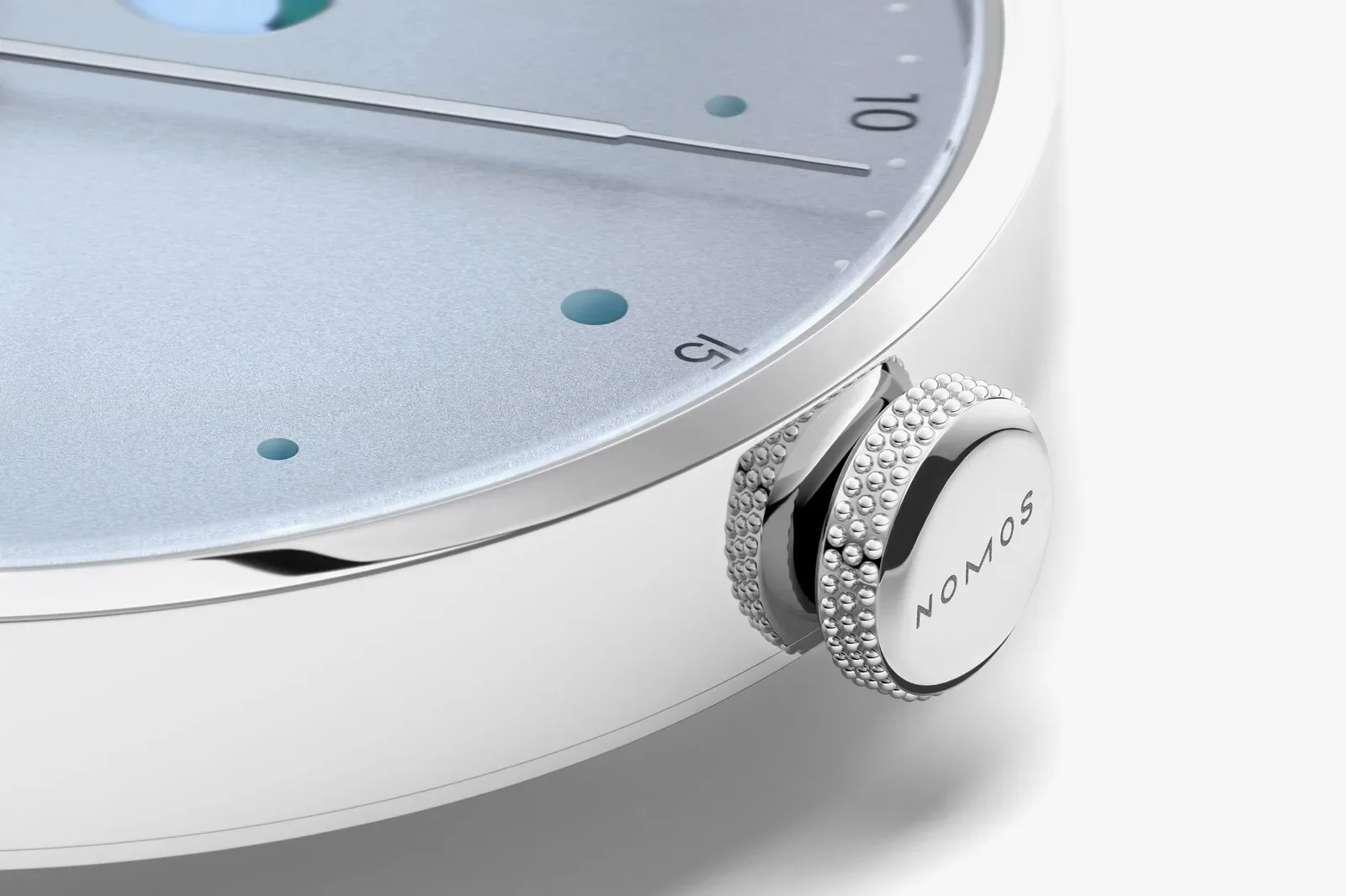 NOMOS Glashütte Metro Date Power Reserve Ice Blue