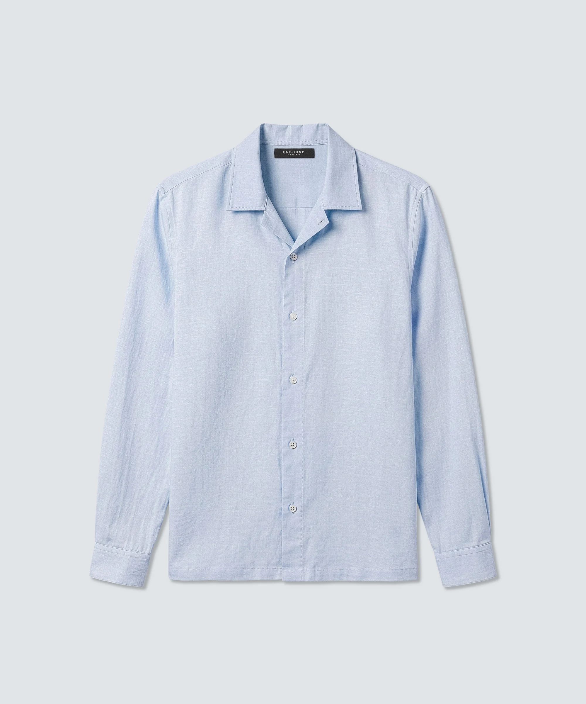 Merino Linen Button-Up