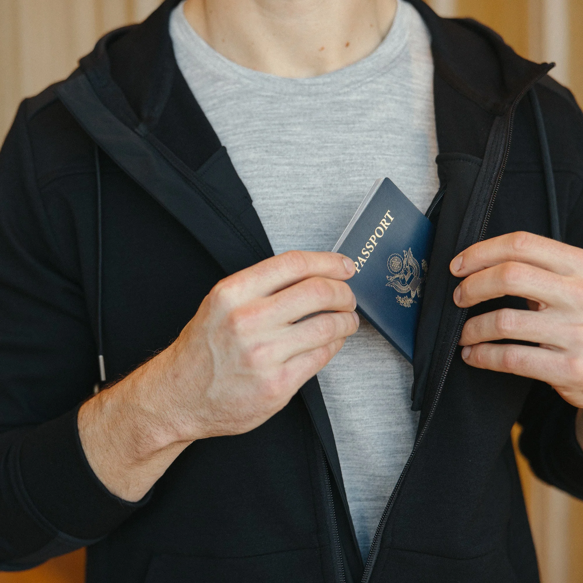 Wool & Prince Ponte Travel Hoodie